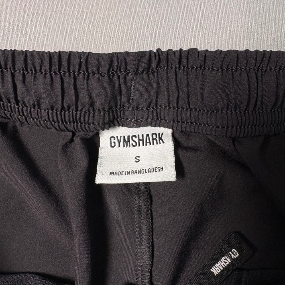Gymshark Arrival Shorts Mens Small Black Mesh Panel Zipper Pockets Athletic Gym - Picture 2 of 6